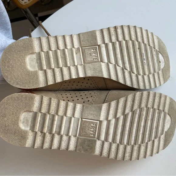 FRYE Leather Lace Up Shoes Women’s 8.5 - Picture 5 of 5